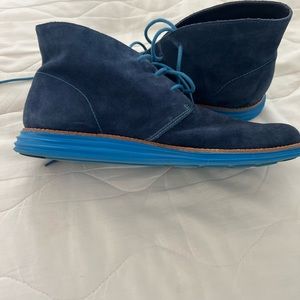 Cole Haan / Nike colab Blue Suede Ankle booties